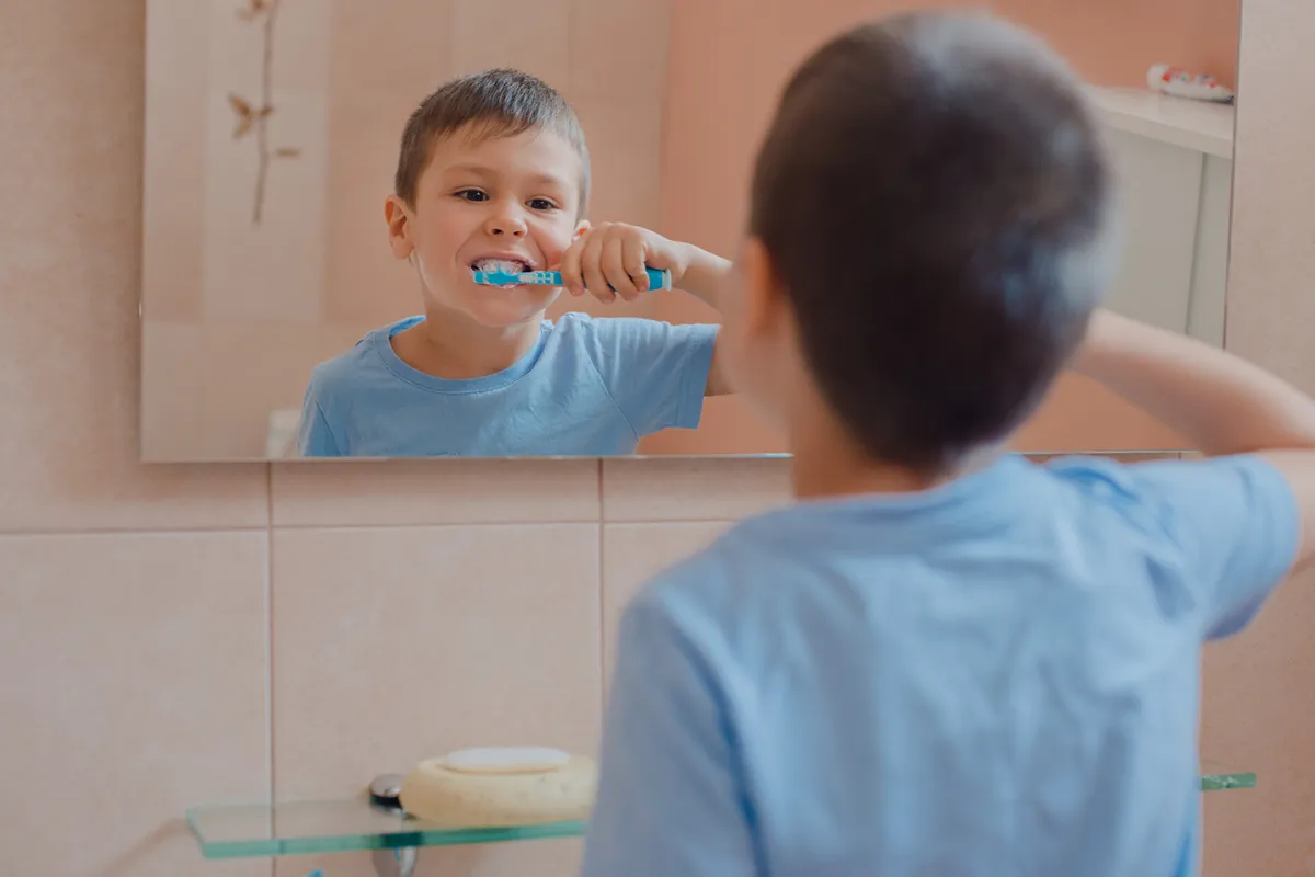 Kid Brushing
