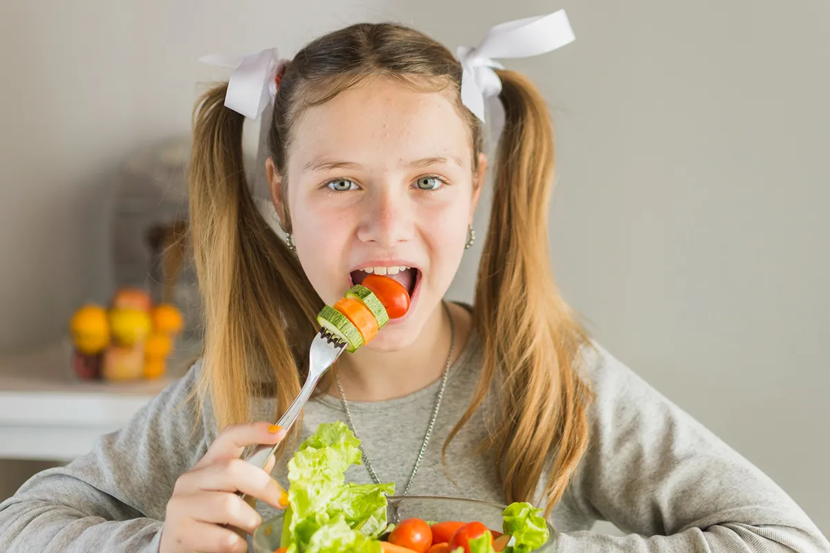 Kid Eating Meal